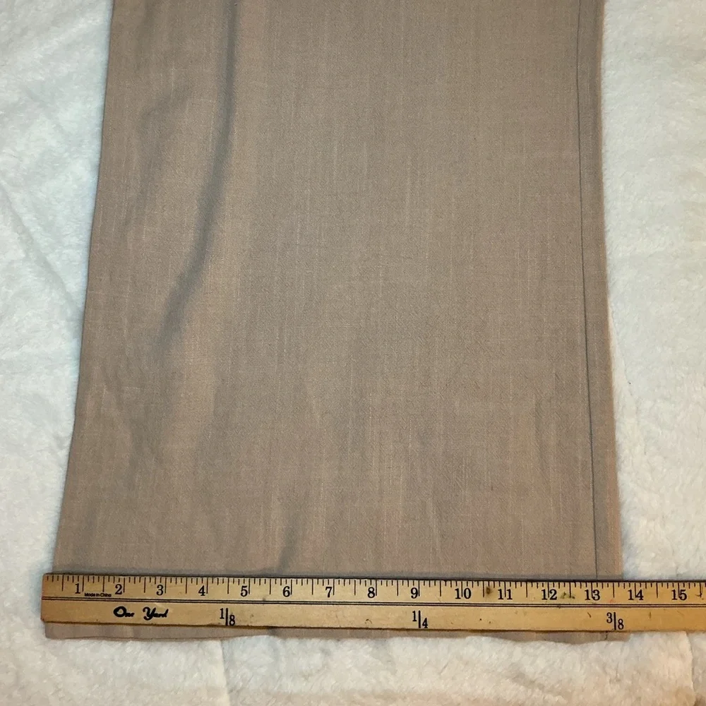 Tan Wide-Leg Pants - Picture 7 of 8